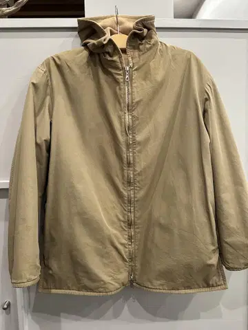 60s vintage Reversible hooded zip parka