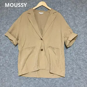 MOUSSY 베이지 테일러드 자켓