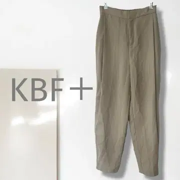 t [ KBF ] 테이퍼드 팬츠/새상품급 허리밴딩 오피스 캐주얼 편안함