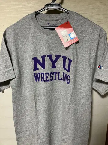 Champion NYU WRESTLING 티셔츠 M 그레이