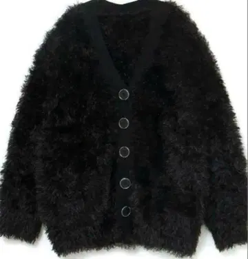 melt the lady basic shaggy cardigan