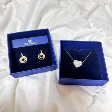 SWAROVSKI 목걸이 귀걸이 세트 판매
