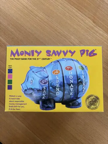 피기뱅크 Money Savvy Pig 저금통 블루