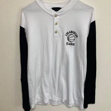 XLARGE 로스앤젤레스 로고 자수 긴팔 티셔츠 M