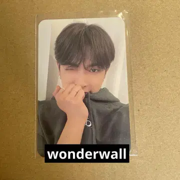 ateez wonderwall 홍준 후드티 트레이딩 카드