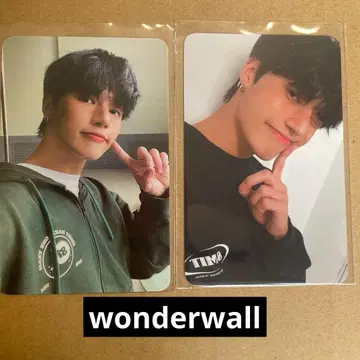 ateez wonderwall 우영 트레이딩 카드