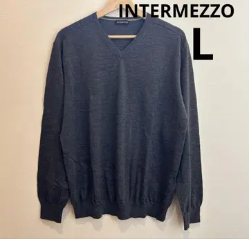 INTERMEZZO V넥 스웨터 [ L ]