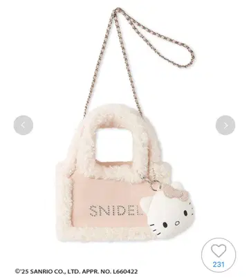 SNIDEL 헬로키티 숄더백