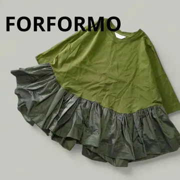 개더 와이드 T셔츠 FORFORMO