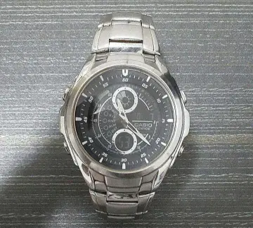 CASIO EDIFICE 카시오 에디피스 손목시계 실버 블랙
