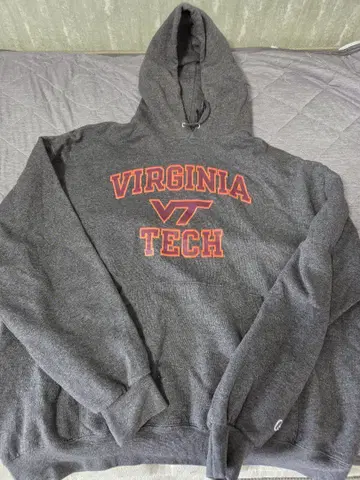 Champion Virginia Tech 후드 부착 맨투맨