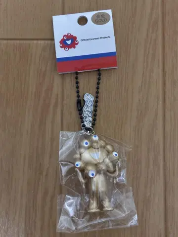 골드 맥맥 입체 PVC 볼체인 플레이트 부착 마스코트