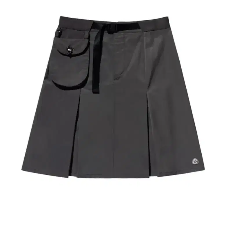 COYSEIO | 코이세이오 Koiseio Sweat Wrap Skirt Charcoal 2 on