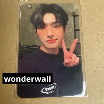 ateez wonderwall 민기 트레이딩 카드