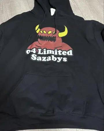 04 Limited Sazabys 후드 부착 후드티