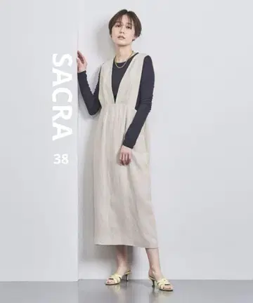 SACRA (사쿠라) LI 오버롤 스커트 38