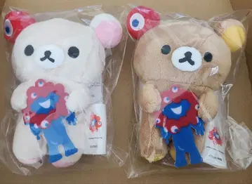 오사카 만박 미야쿠미야쿠 리락쿠마 코리락쿠마 봉제 인형 2세트