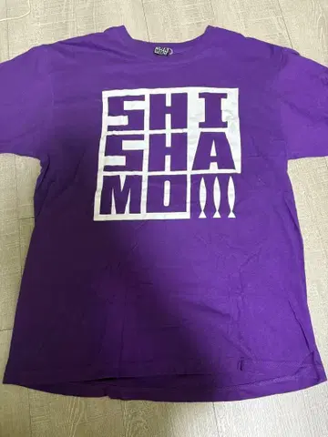 SHISHAMO 보라색 T셔츠