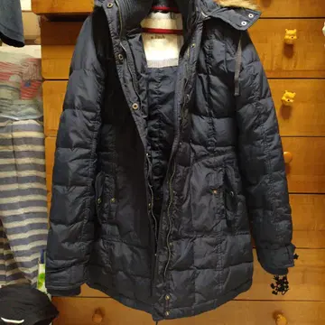 Abercrombie & Fitch 네이비 다운 자켓 L