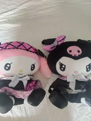 봉제 인형 2개 세트