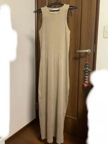 ZARA 슬리브리스 원피스 L 브라운 계열