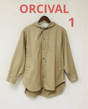 ORCIVAL 오르치발 코튼 개버딘 후드 자켓 1