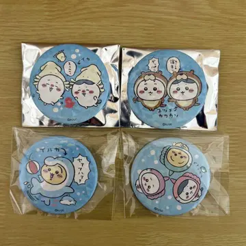 치이카와 (먼작귀) 수족관 홀로그램 캔뱃지 치이카와 하치와레