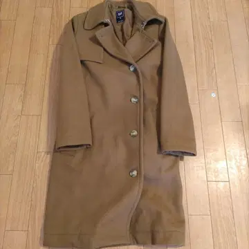 GAP 벨트 포함 롱 코트 XS 카멜