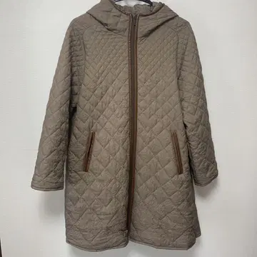 DAMA collection 브라운 퀼팅 코트