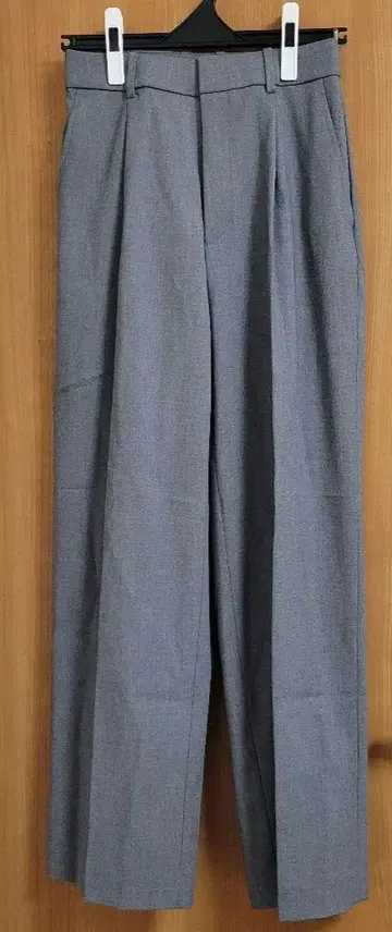 턱 와이드 팬츠 S