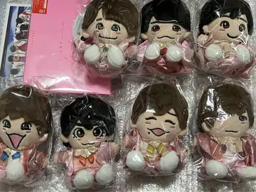 나니와단시 봉제 인형 8체 세트와 콜라보 굿즈