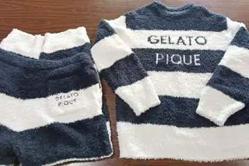GELATO PIQUE 보더 룸웨어 L 사이즈 젤라또피케 옴므