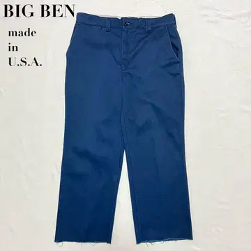 80s USA BIG BEN 빅벤 워크 팬츠 W31 네이비