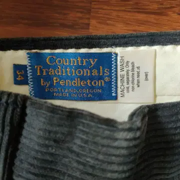 PENDLETON 컨트리 트래디셔널 코듀로이 팬츠