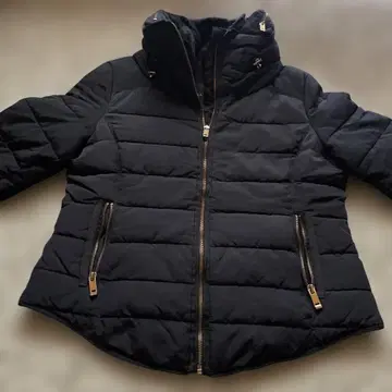 ZARA 네이비 퀼팅 다운 자켓