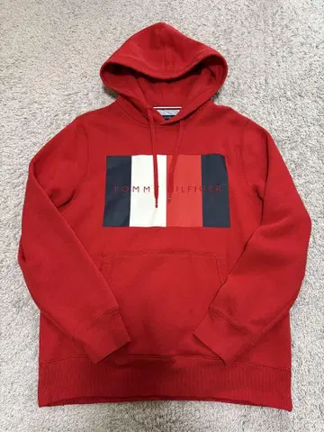 남성용 Tommy Hilfiger 트리콜로 후드티 M