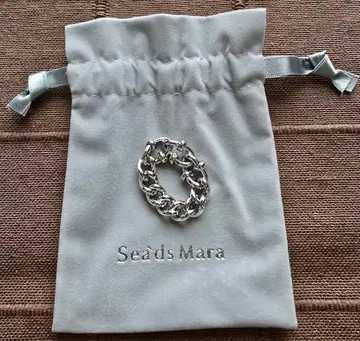 Sea'ds Mara 시즈마라 실버 체인 반지