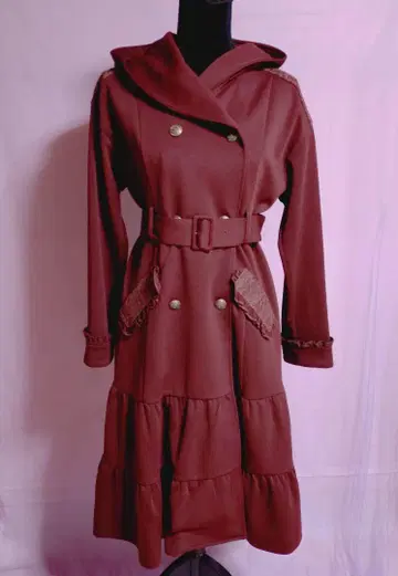 [ 새상품 ] 엑시즈팜 후드 부착 코트