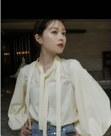laubeblanc Double tie Blouse