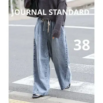 JOURNAL STANDARD//이지 데님 와이드 팬츠