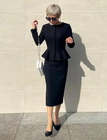 [택 포함 새상품] JENNE 어른 고급 롱 스트레이트 스커트 L