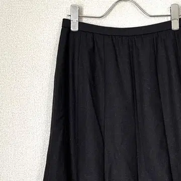 AMACA 롱 스커트 플레어 머메이드 심플 안감 부착 울