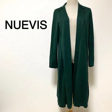 NUEVIS 당구 그린 컬러 롱 자켓