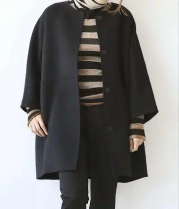 DeuxiemeClasse 빅토리안 리버 노카라 코트