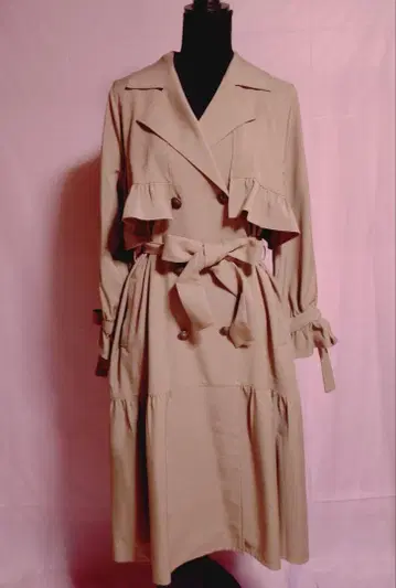 [ 새상품급 ] 엑시즈팜 포에틱 트렌치코트