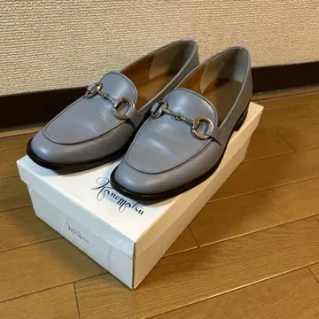 긴자 카네마츠 가죽 로퍼 체인 포함 방수 가공