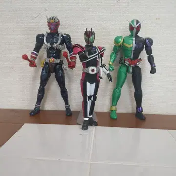 가면라이더 프라모델&피규어 3체 세트 디케이드 더블 히비키