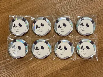 주술회전 THE캐릭터 오로라 캔배지 팬더 x 8개