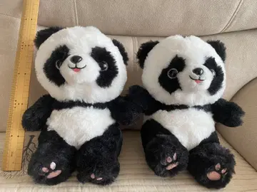 팬더 봉제 인형 약 25cm 2개 세트