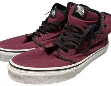 Vans 버건디 하이컷 스니커즈